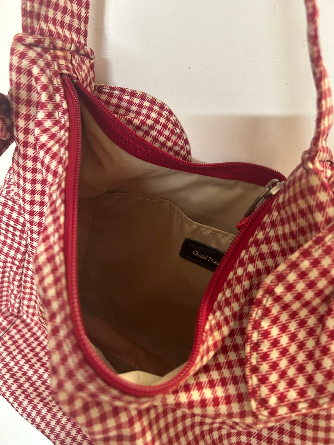 깅업체크 숄더백  상품이미지5