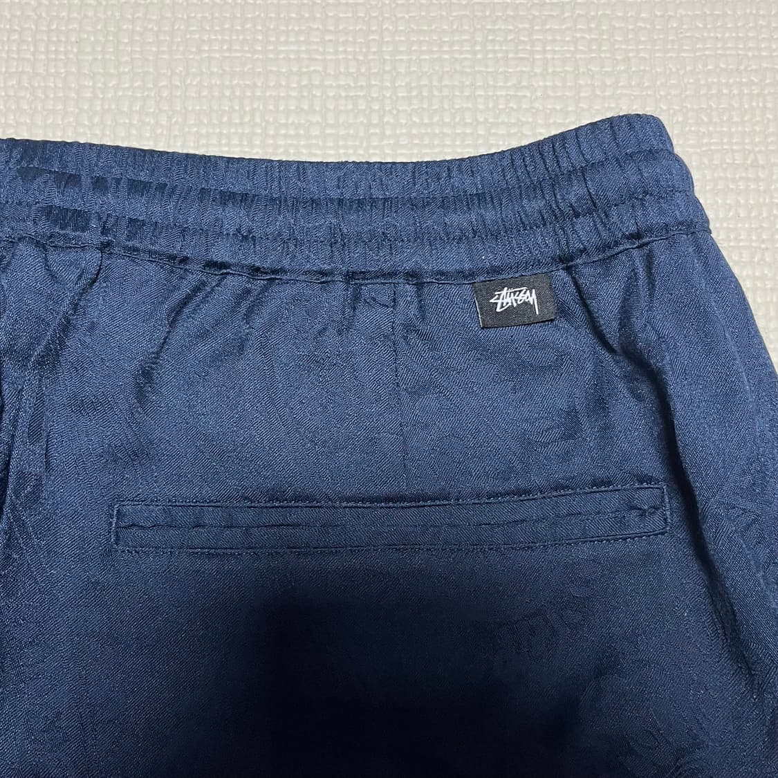 스투시 브라이언 페이즐리 팬츠 네이비 상품이미지4