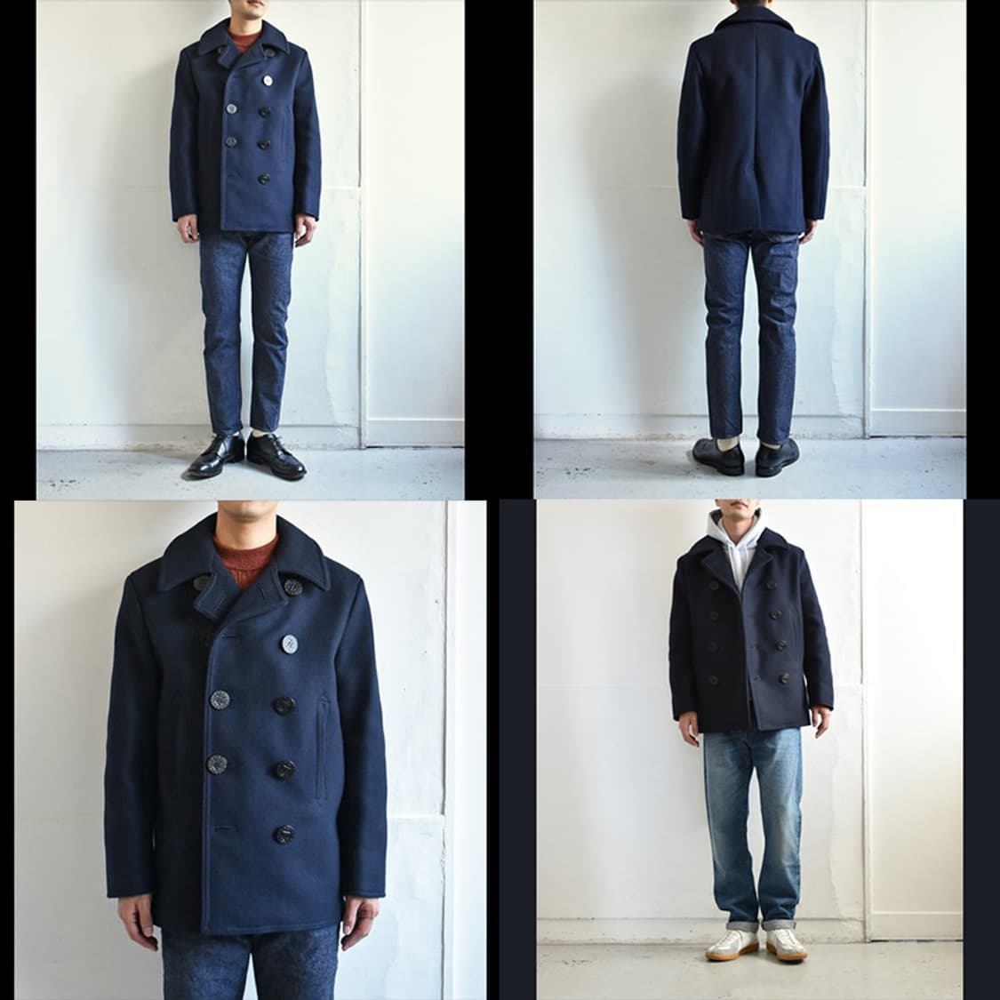 버즈릭슨 피코트 BR11554 네이비 36(95)사이즈 상품이미지2