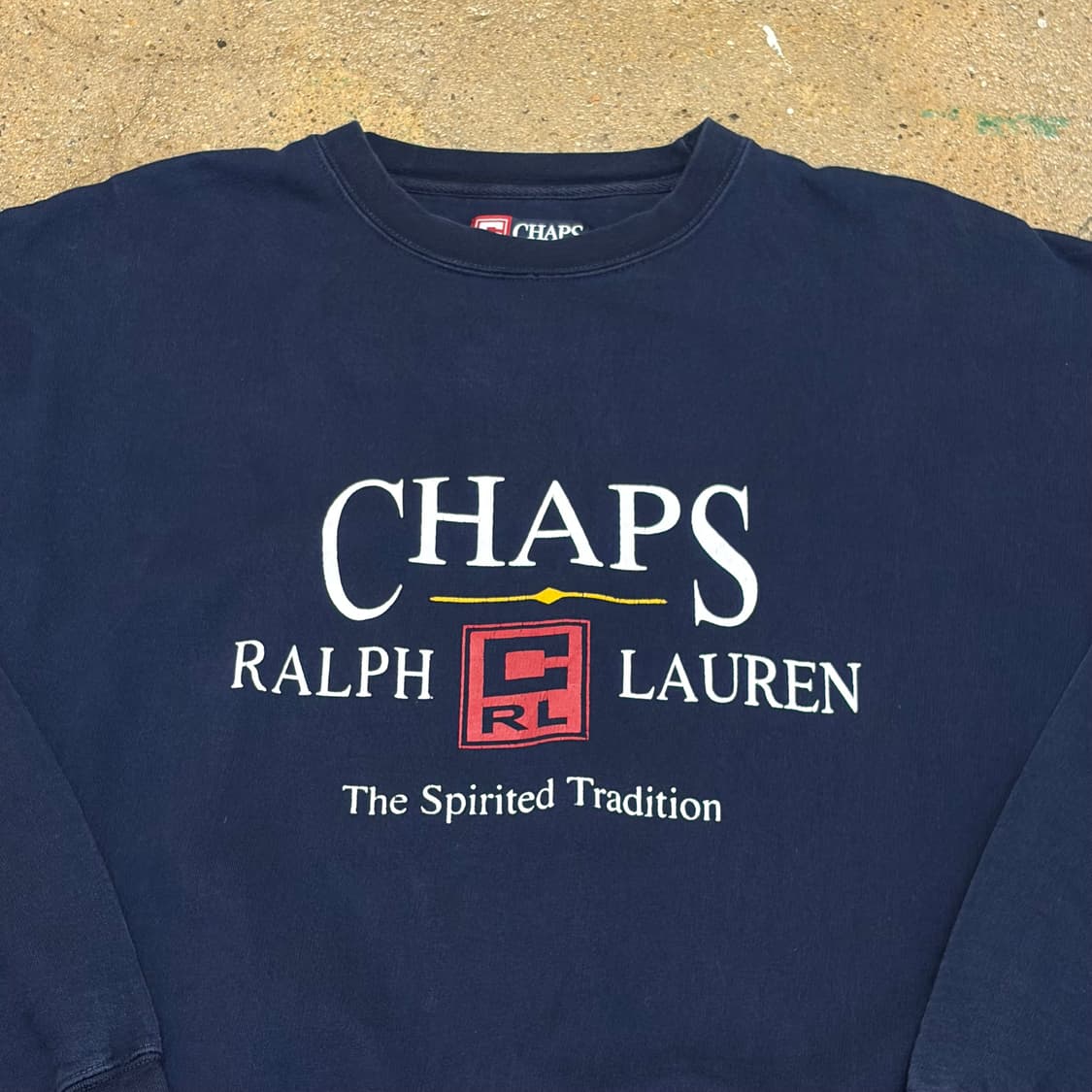 레어 90s 미국 빈티지 챕스 랄프로렌 빅로고 맨투맨 상품이미지2