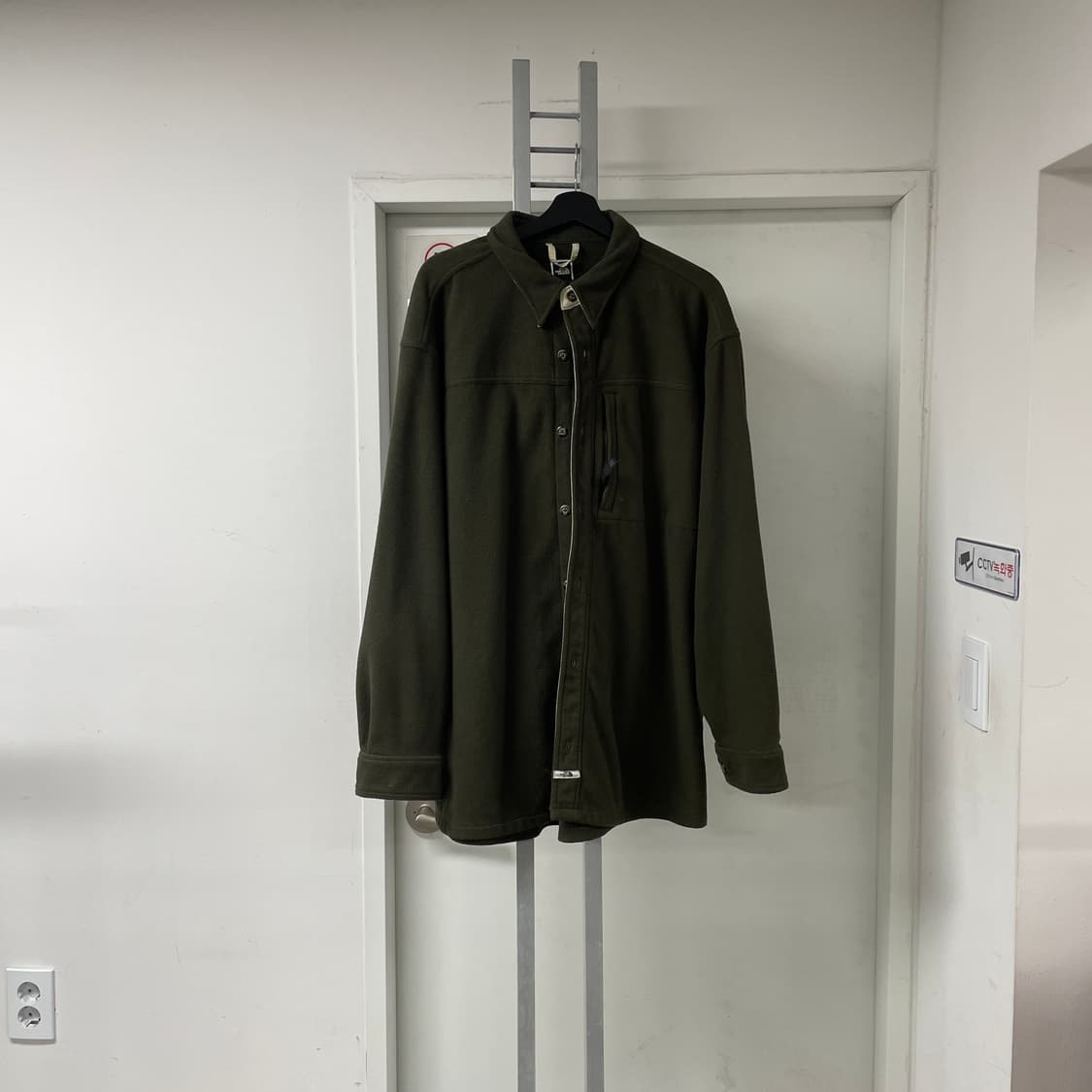 노스페이스 후리스 카키 셔츠 XL 상품이미지1