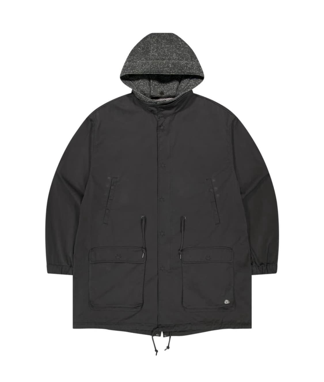 코이세이오 워시드 밀리터리 자켓 머드 차콜 상품이미지4