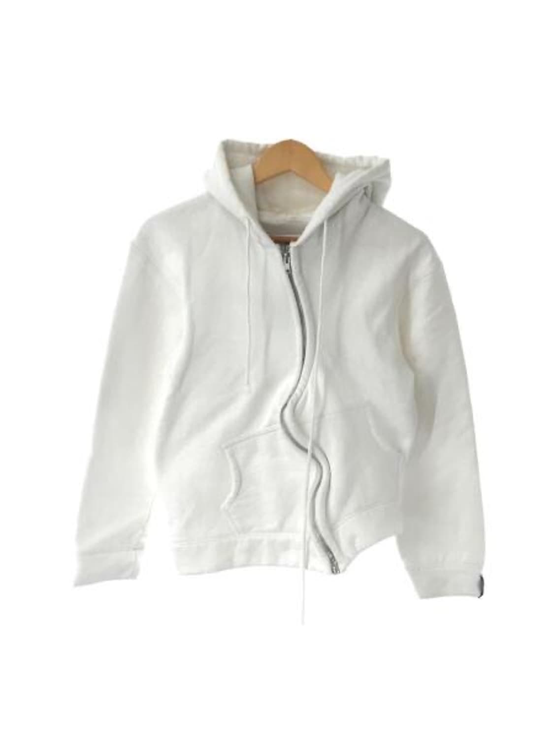 바퀘라 슈렁큰 화이트 후드집업 S 상품이미지1