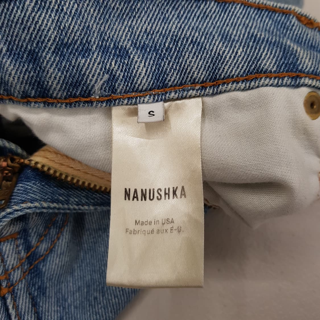 나누슈카 NANUSHKA 데님 맥시 스커트 S사이즈 상품이미지5