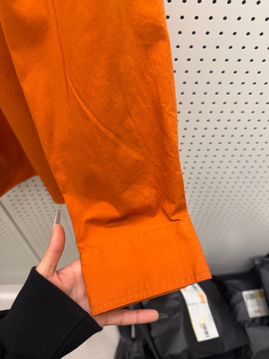 칼하트 오렌지 버튼다운 워크 셔츠 U814 상품이미지4