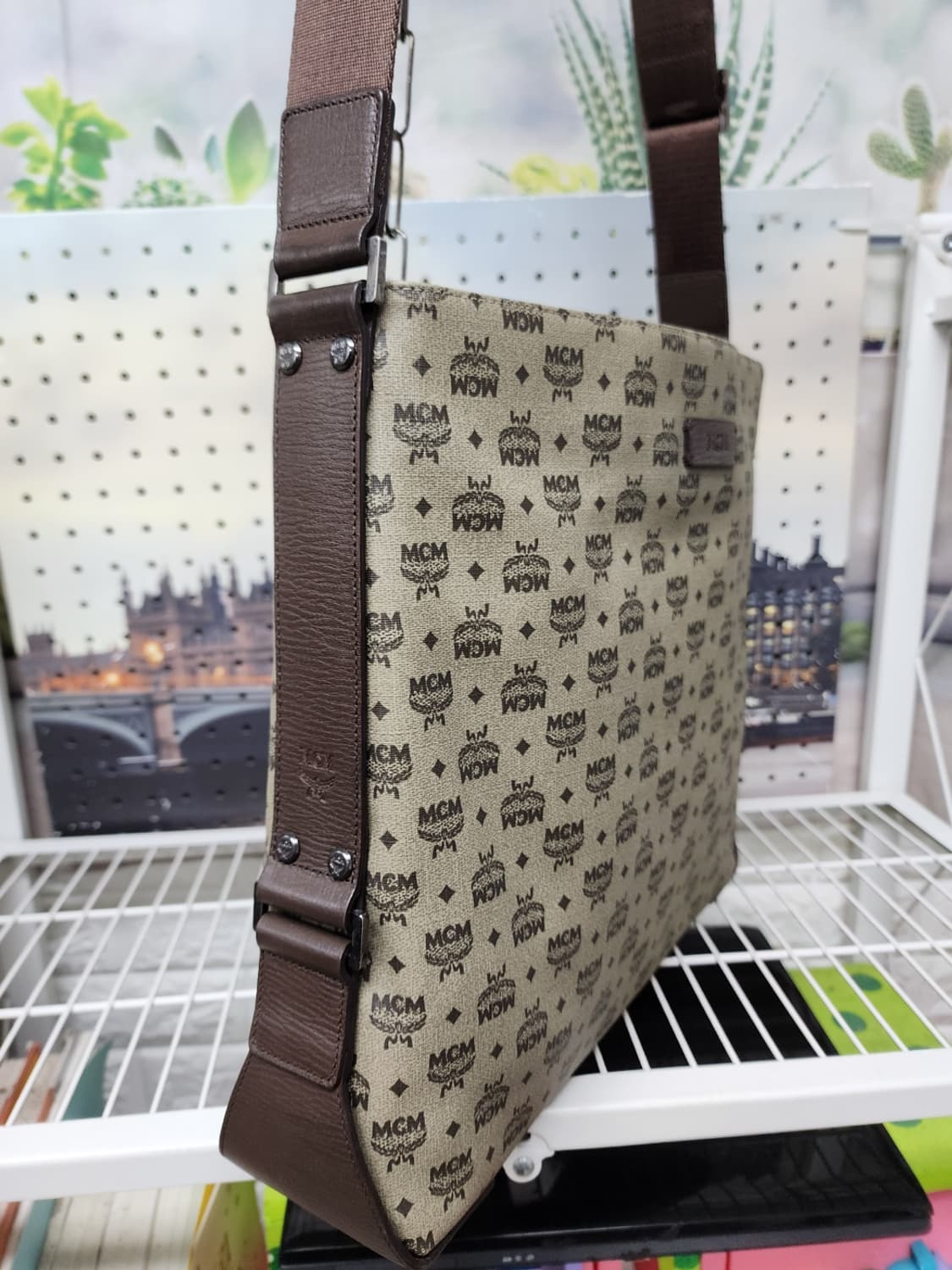 MCM 비세토스 남성 메신저백 크로스백 BB71 상품이미지7