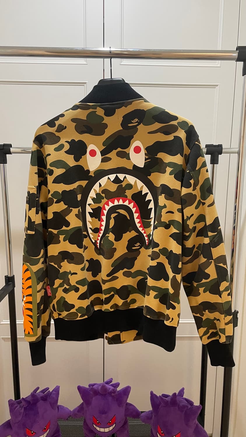 베이프 마원 자켓 항공점퍼 황계 L (bape ma-1) 상품이미지1