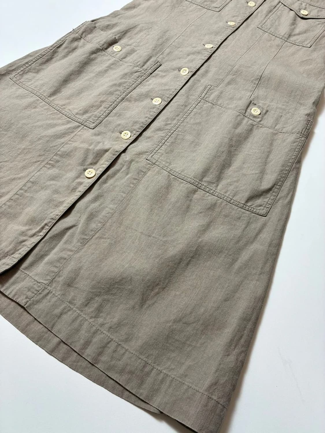 마가렛 호웰 Margaret Howell 스퀘어넥 원피스 PN9166 상품이미지3