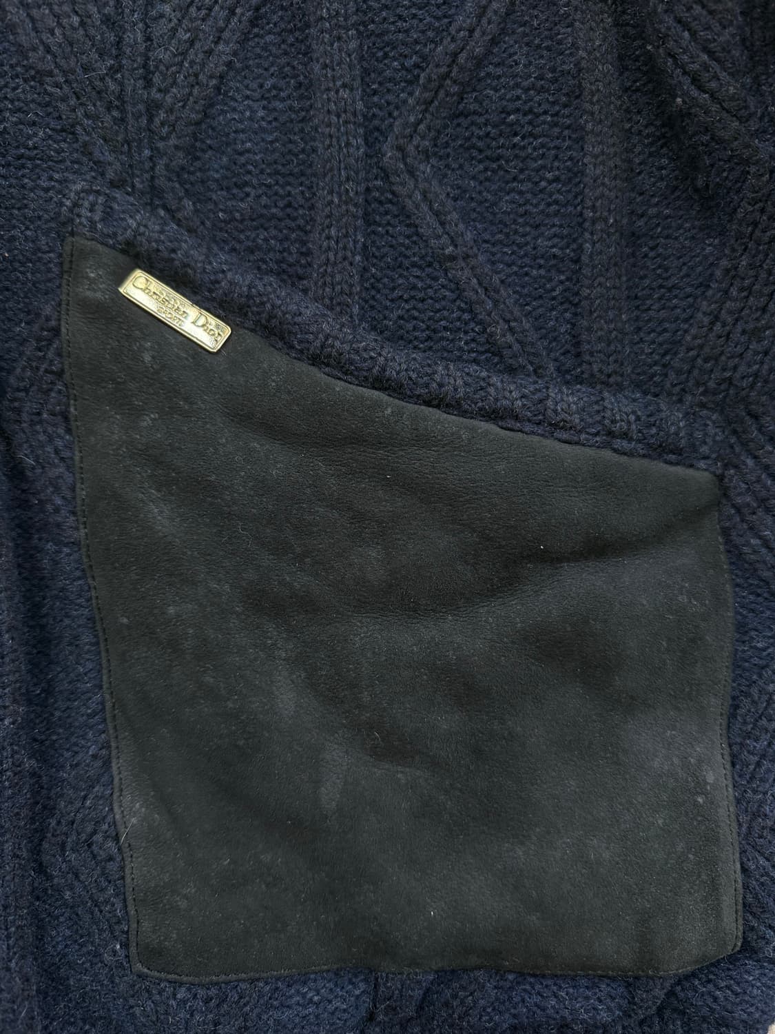 크리스챤 디올 숄카라 스웨이드 니트 점퍼 상품이미지5