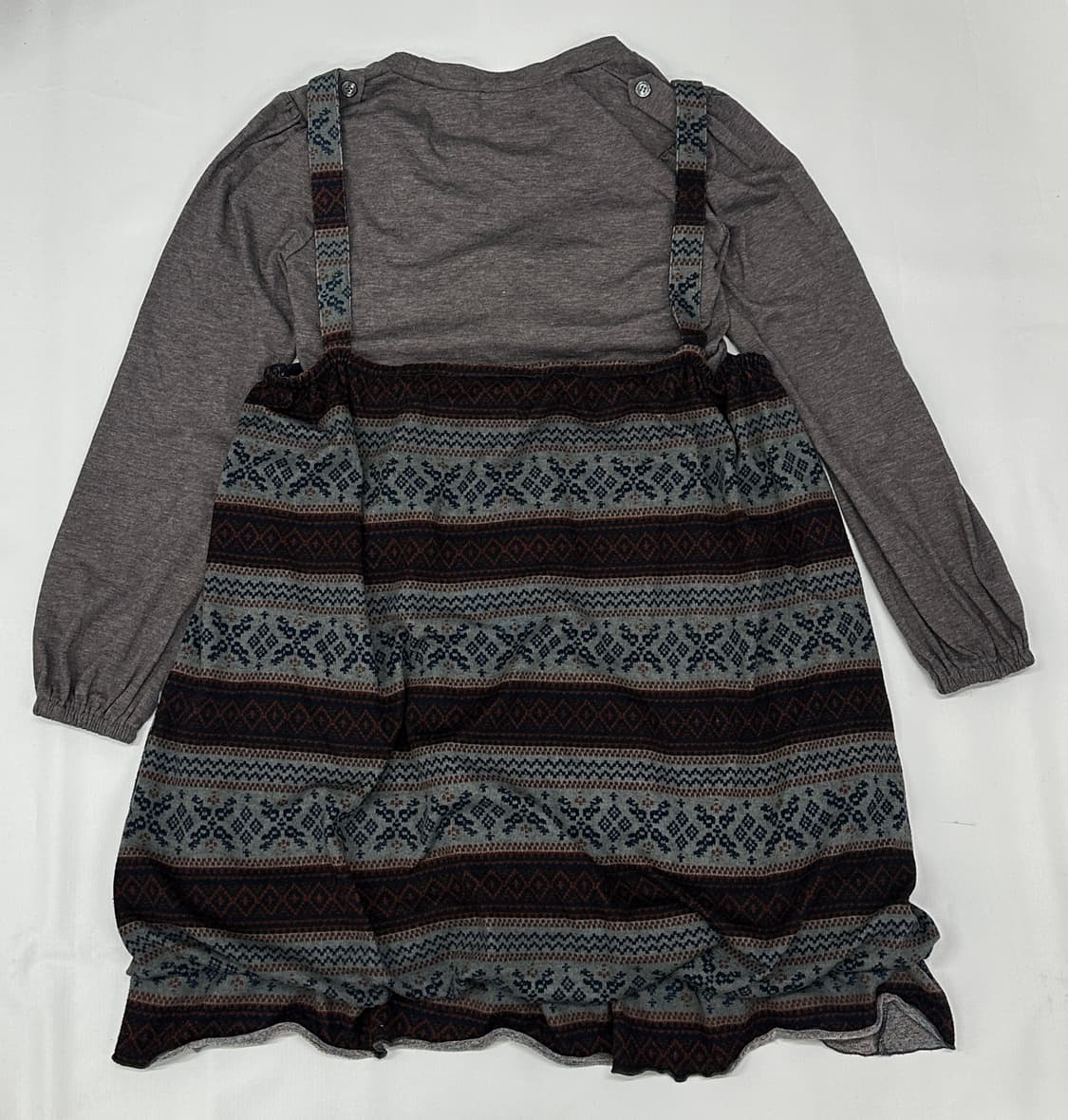 🪶하구미의 펌킨 에스닉 코디세트🪶 호박치마 그런지 레이어드 원피스 상품이미지4