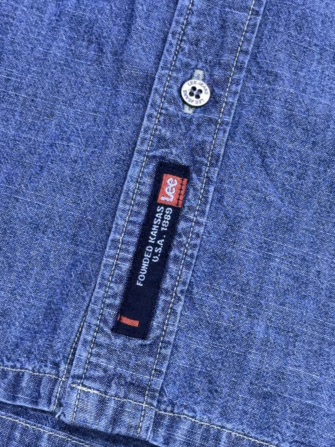 Lee 샴브레이 셔츠 042 데님남방 청셔츠 100 상품이미지8