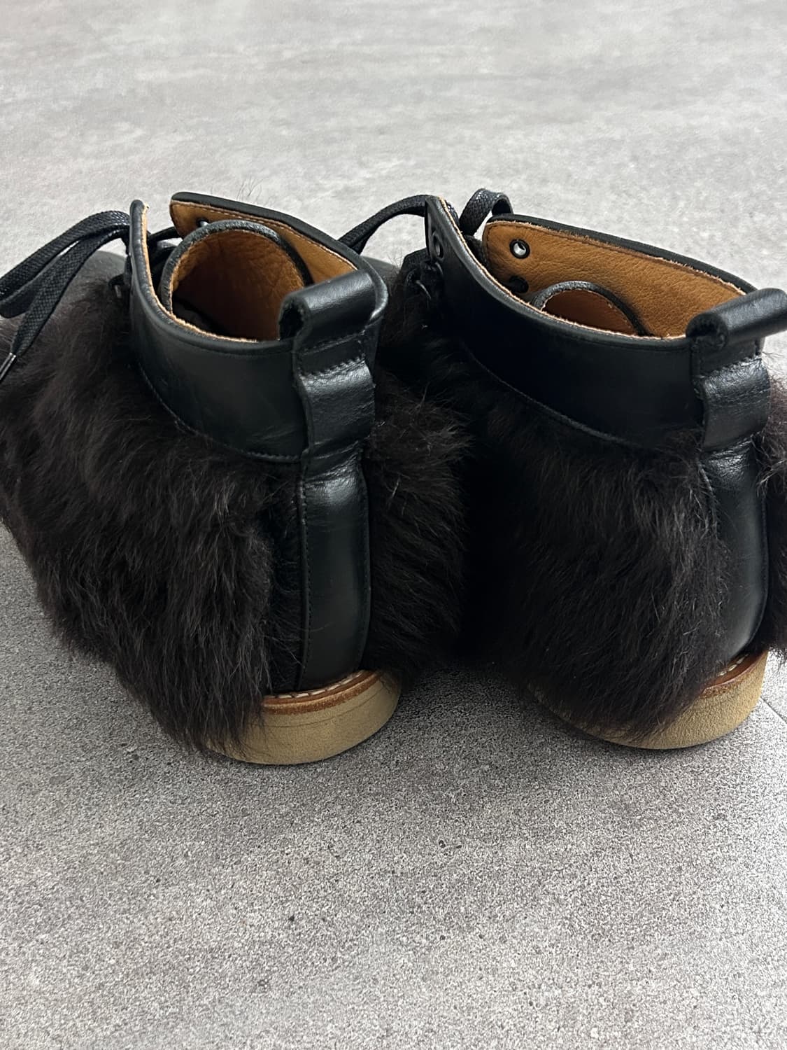 필립 림 퍼 트림 레더 슈즈 상품이미지6