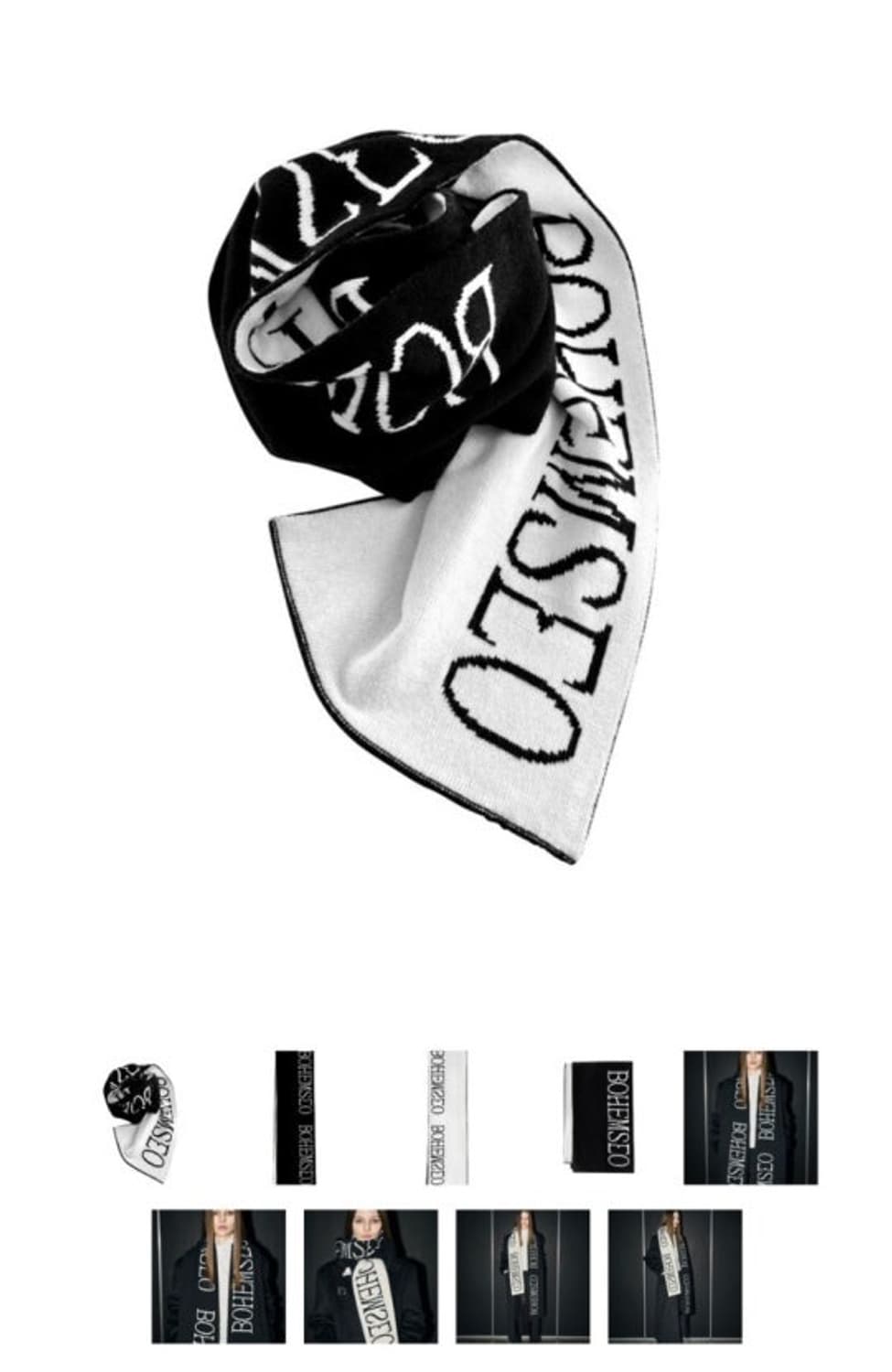 보헤미안서울 자카드 머플러 상품이미지2