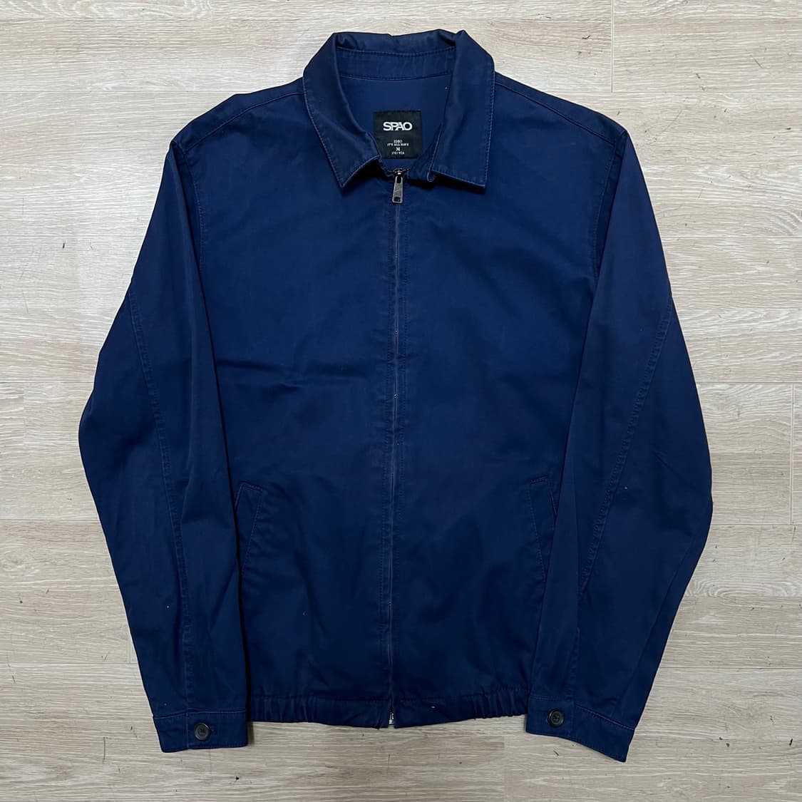 스파오 베이직 해링턴 집업 스윙자켓 [네이비] M/95 상품이미지1