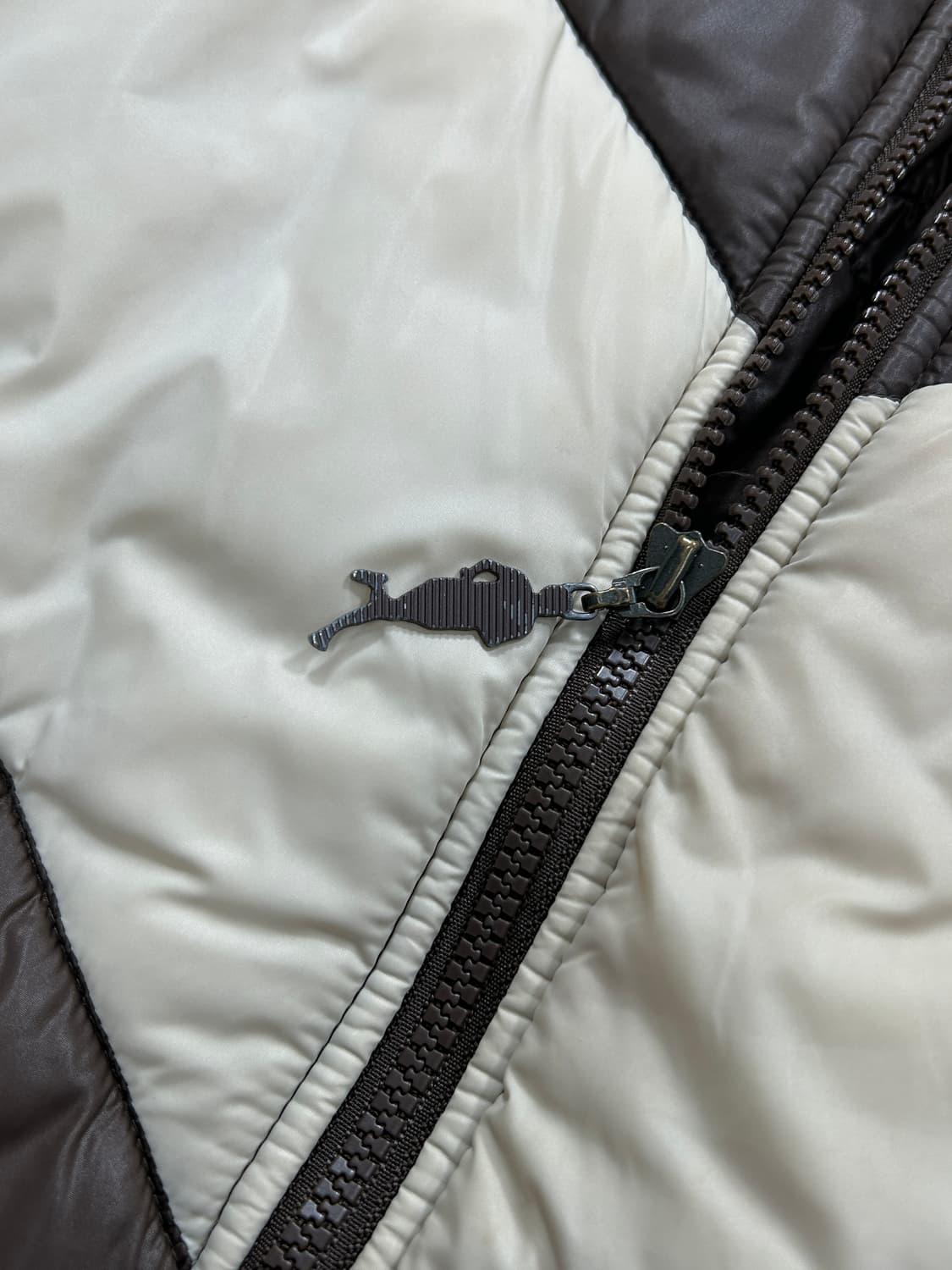 나이키 00‘s 브라운 배색 숏패딩 L  상품이미지5