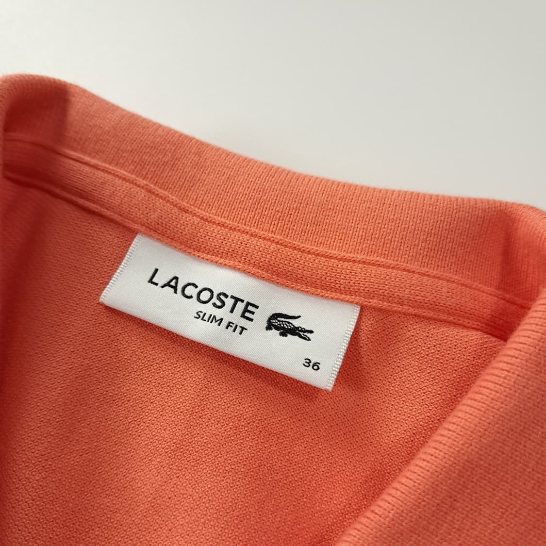 CK223 M 라코스테 엘라스테인 오렌지피치 원피스 상품이미지3