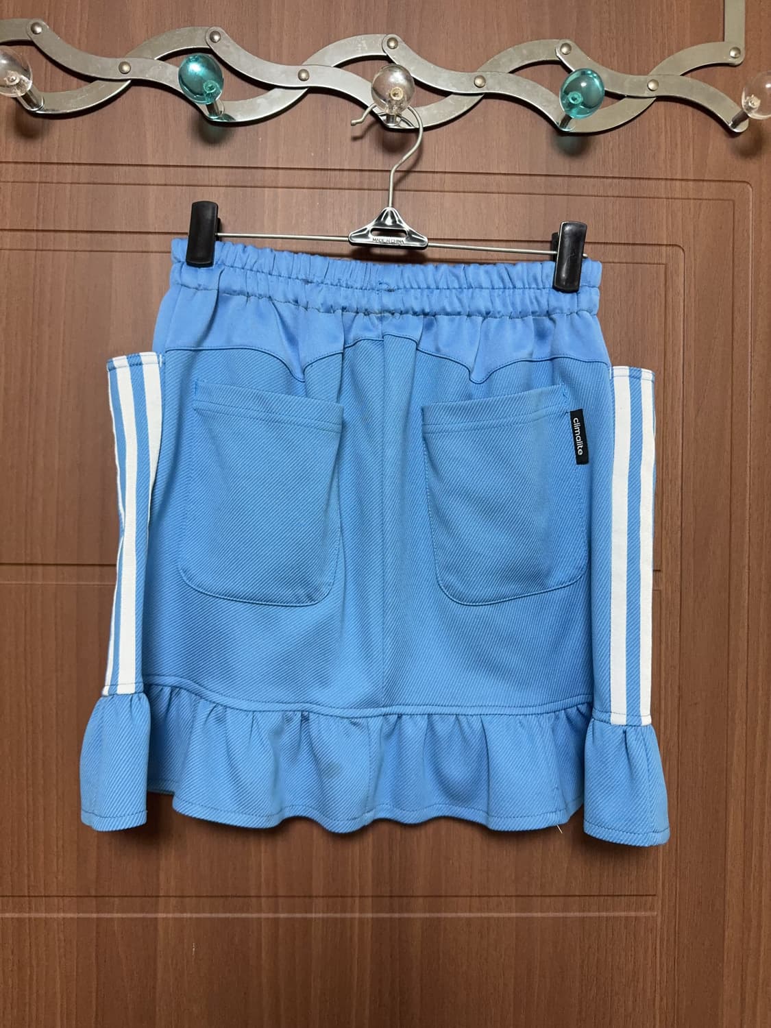 아디다스 아노깔 서브컬쳐 빈티지 스카이 블루 리메이크 프릴 스커트 상품이미지3