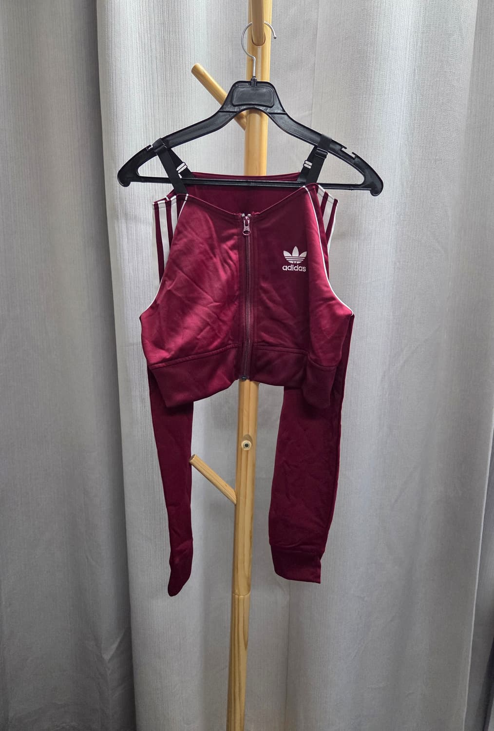 아디다스 트레이닝복  버건디# 미착용 상품이미지1