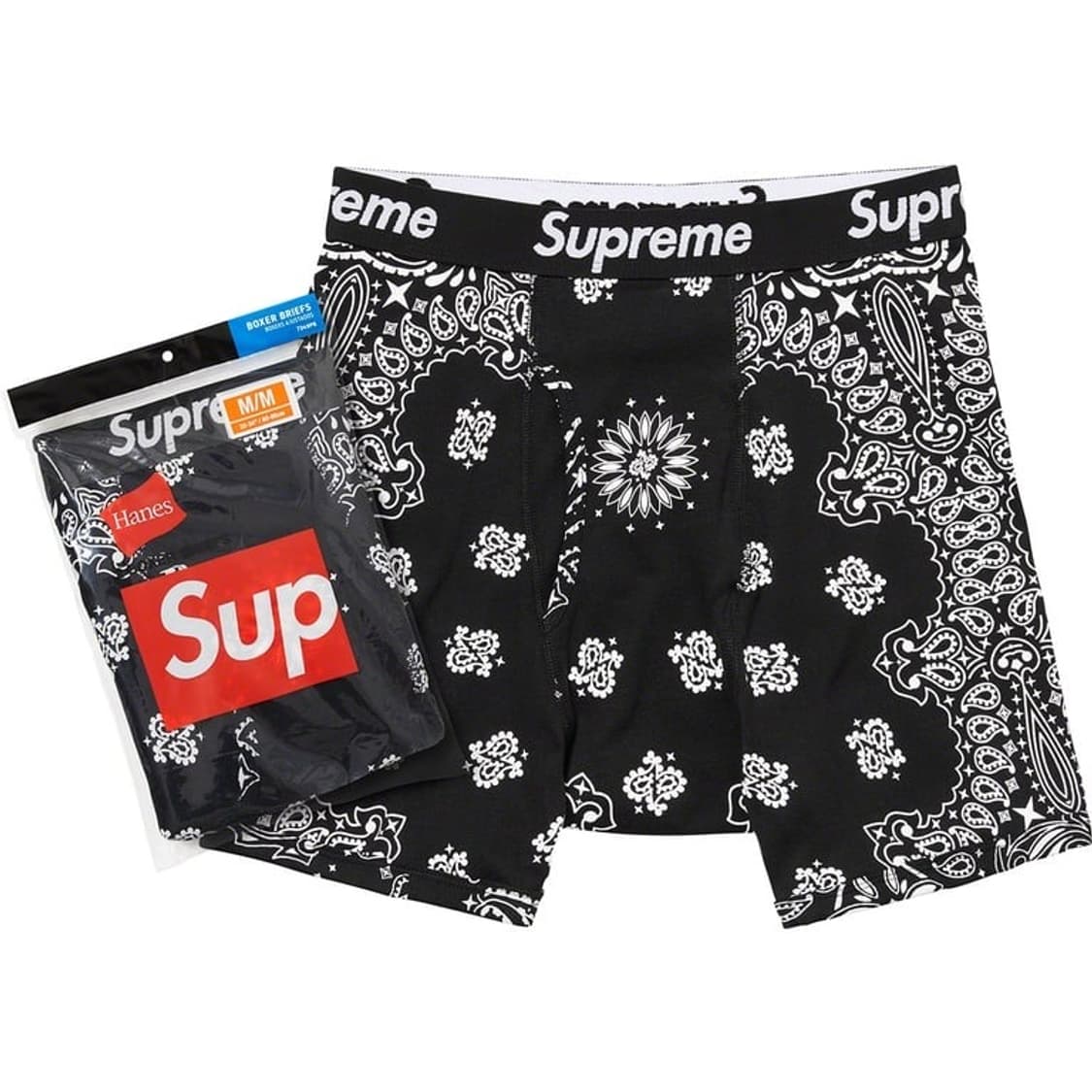 Supreme x Hanes 슈프림 헤인즈 반다나 복서 팬티 상품이미지1
