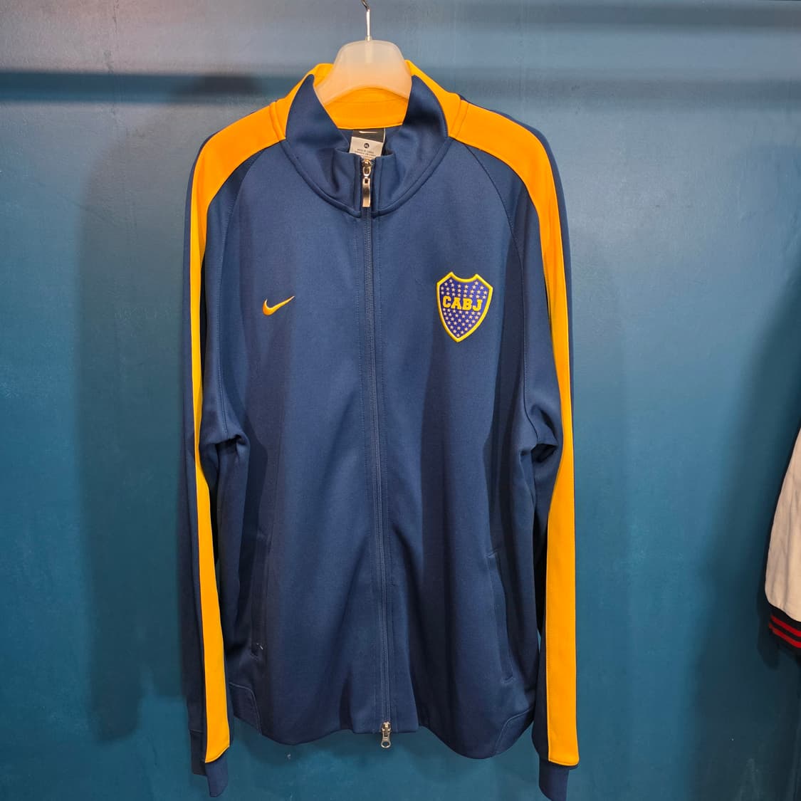 나이키 보카 CABJ 트랙탑 네이비/옐로우 져지 XL 상품이미지1