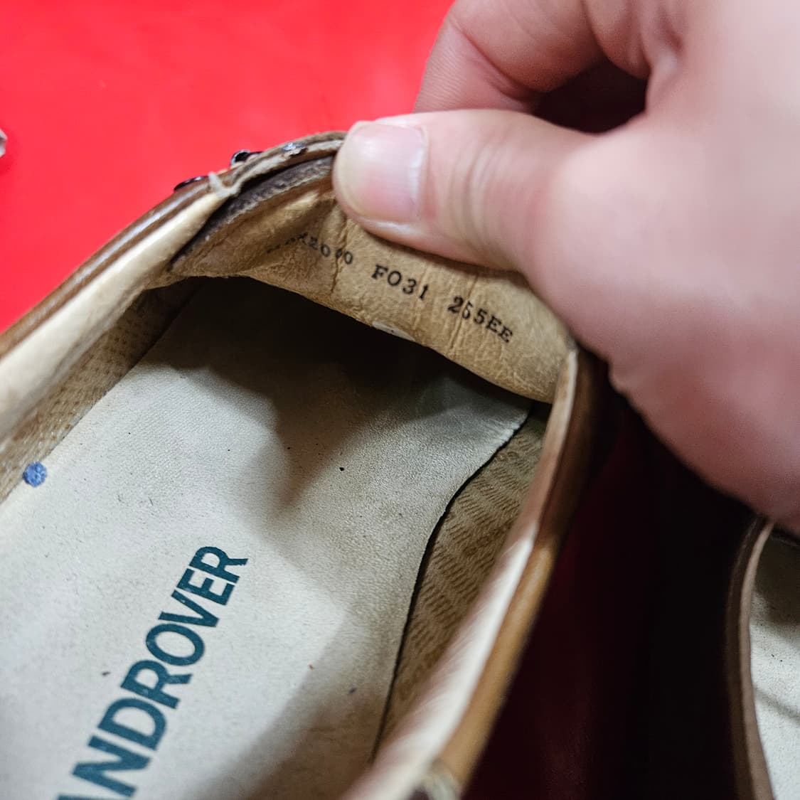 랜드로버 고어텍스 가죽 트래킹화 255size 상품이미지8