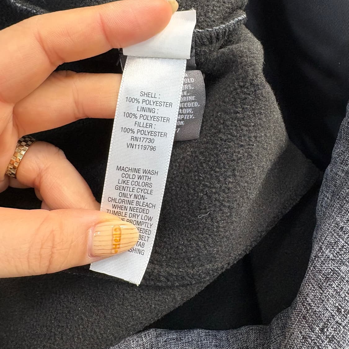 XL 노스페이스 기모 후드 바람막이 자켓 0413J 상품이미지4