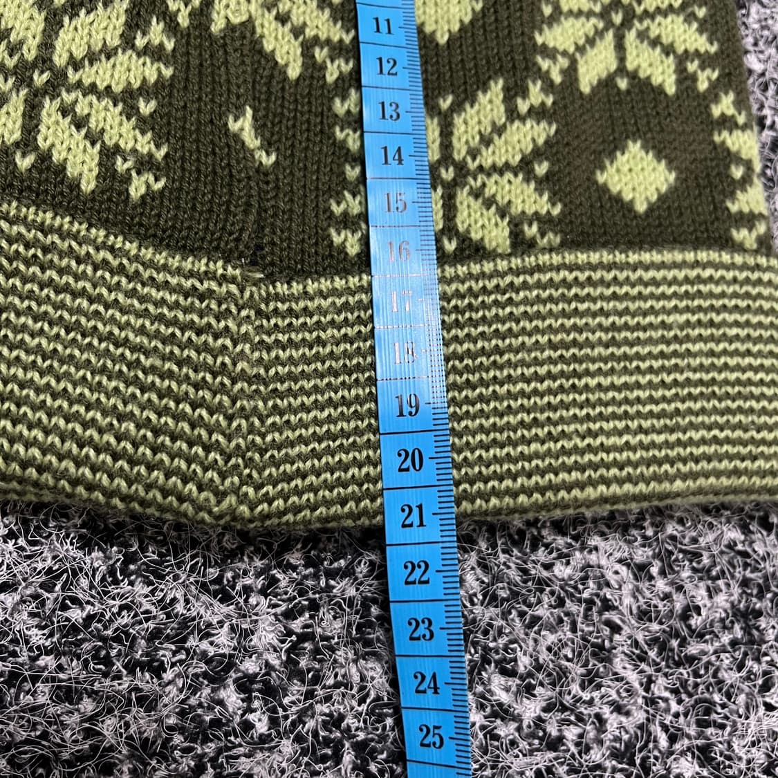 빈티지 울 니트 비니  상품이미지5