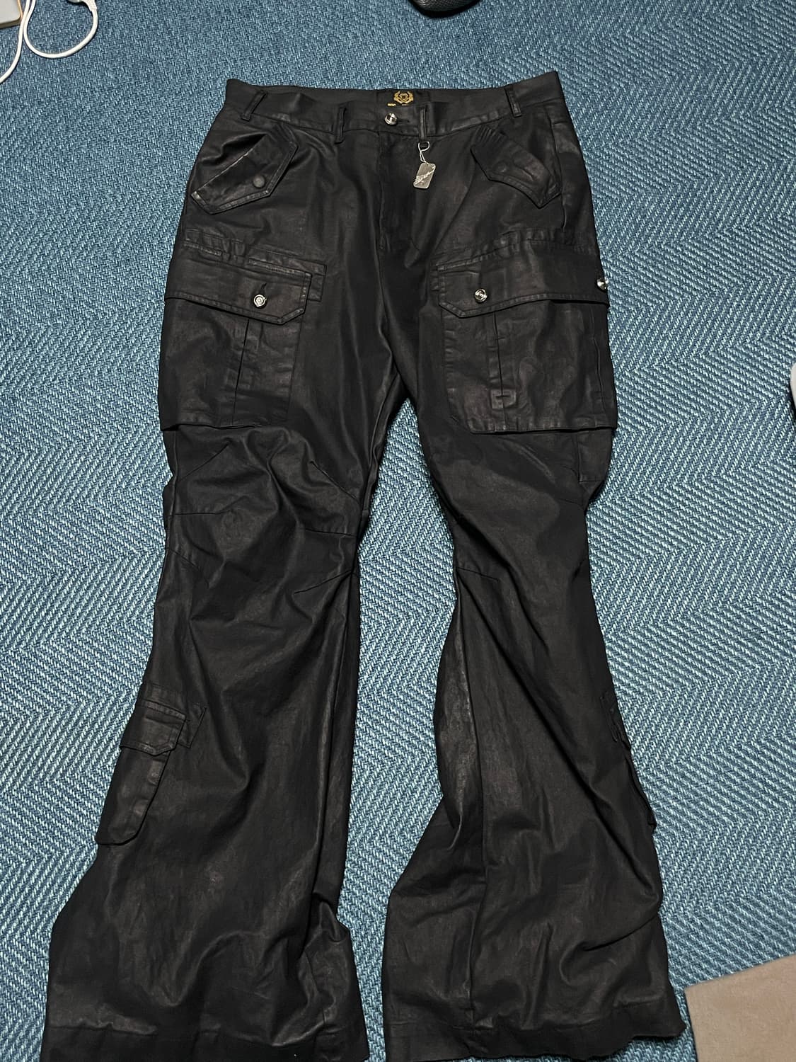 [2] 포그서비스 코팅 플레어 밀리터리 데님 상품이미지1