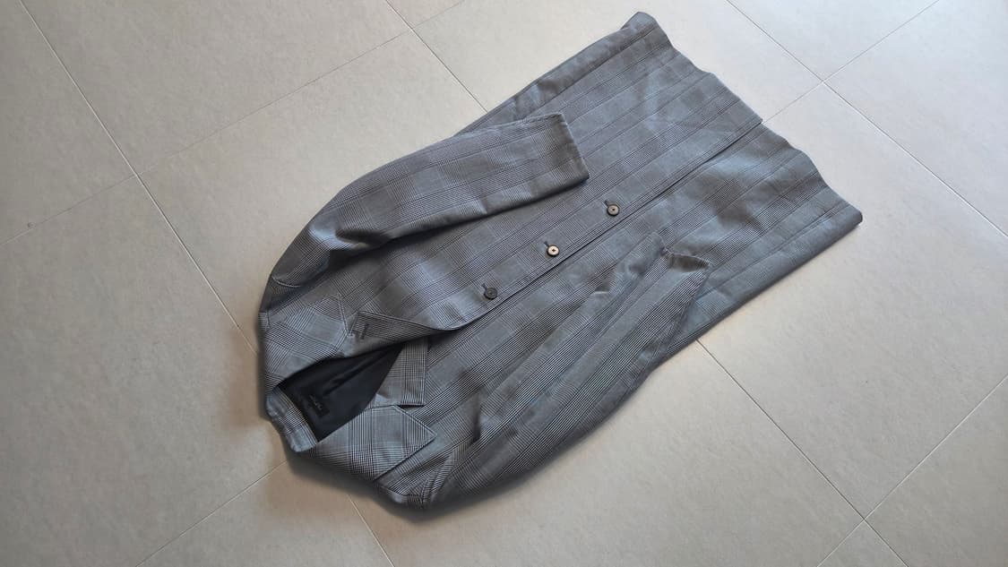 질스튜어트 뉴욕 글렌 체크 싱글 롱코트  상품이미지7