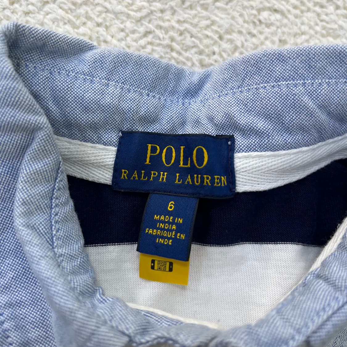 6 폴로랄프로렌 키즈 카라 긴팔티 0414M 상품이미지2