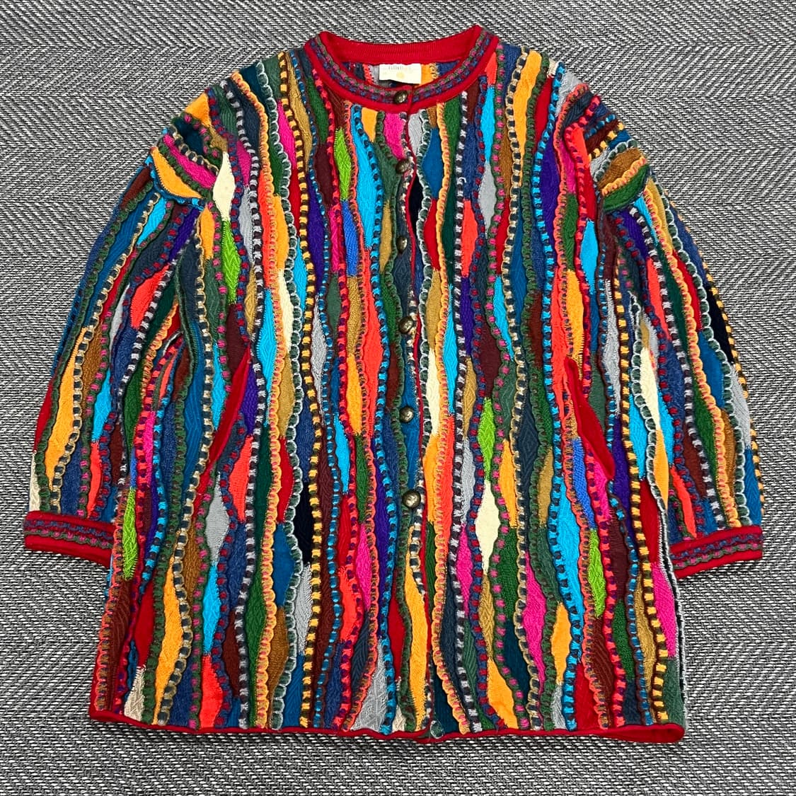 오스트레일리아 울 케이블 가디건 v1043 상품이미지1