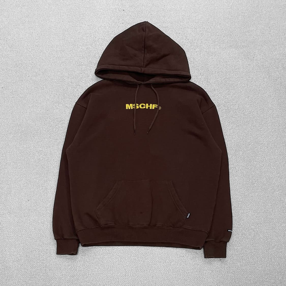 미스치프 스펠 로고 후드티 브라운 상품이미지2