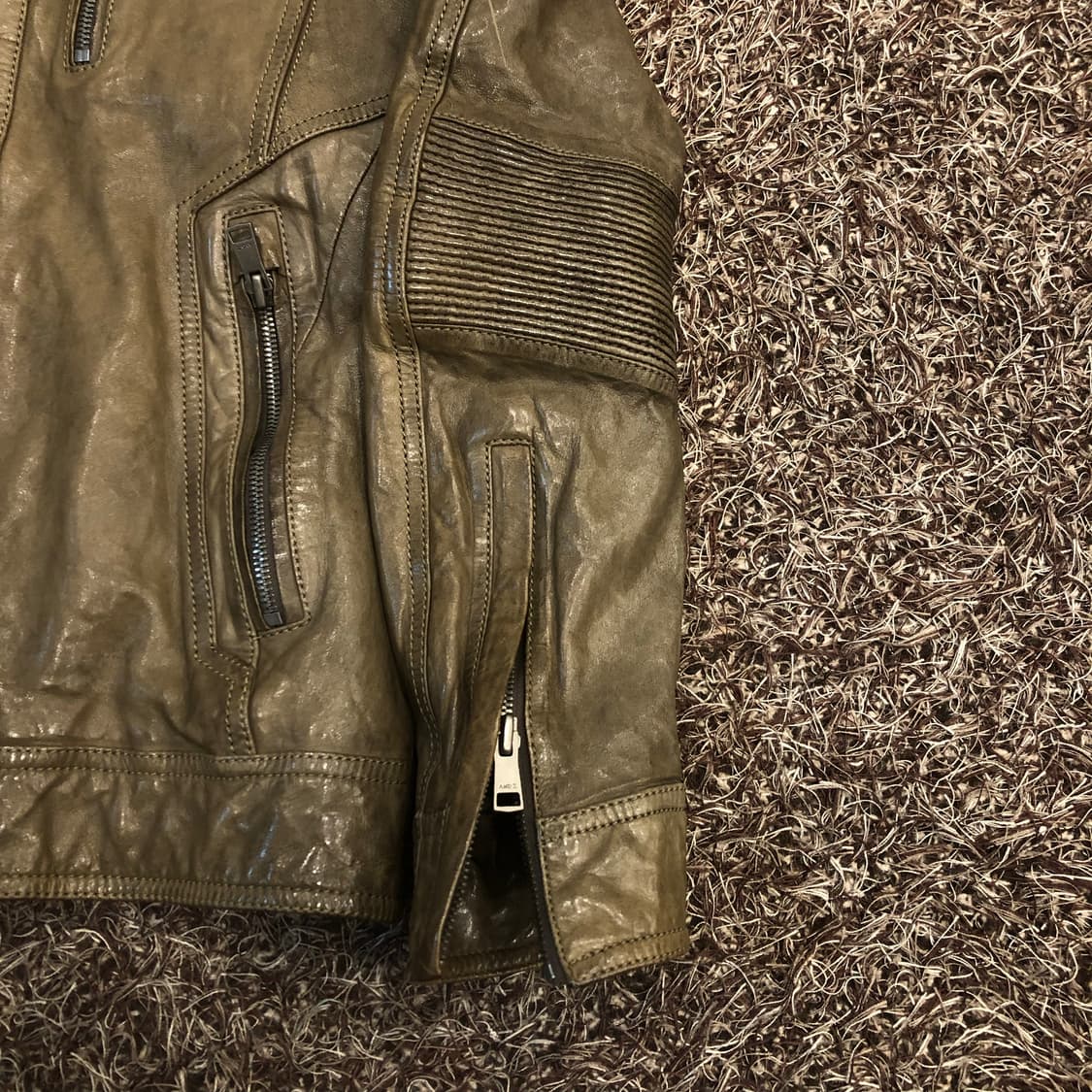 앤드지 양가죽 바이커 래더 가죽 자켓 상품이미지4