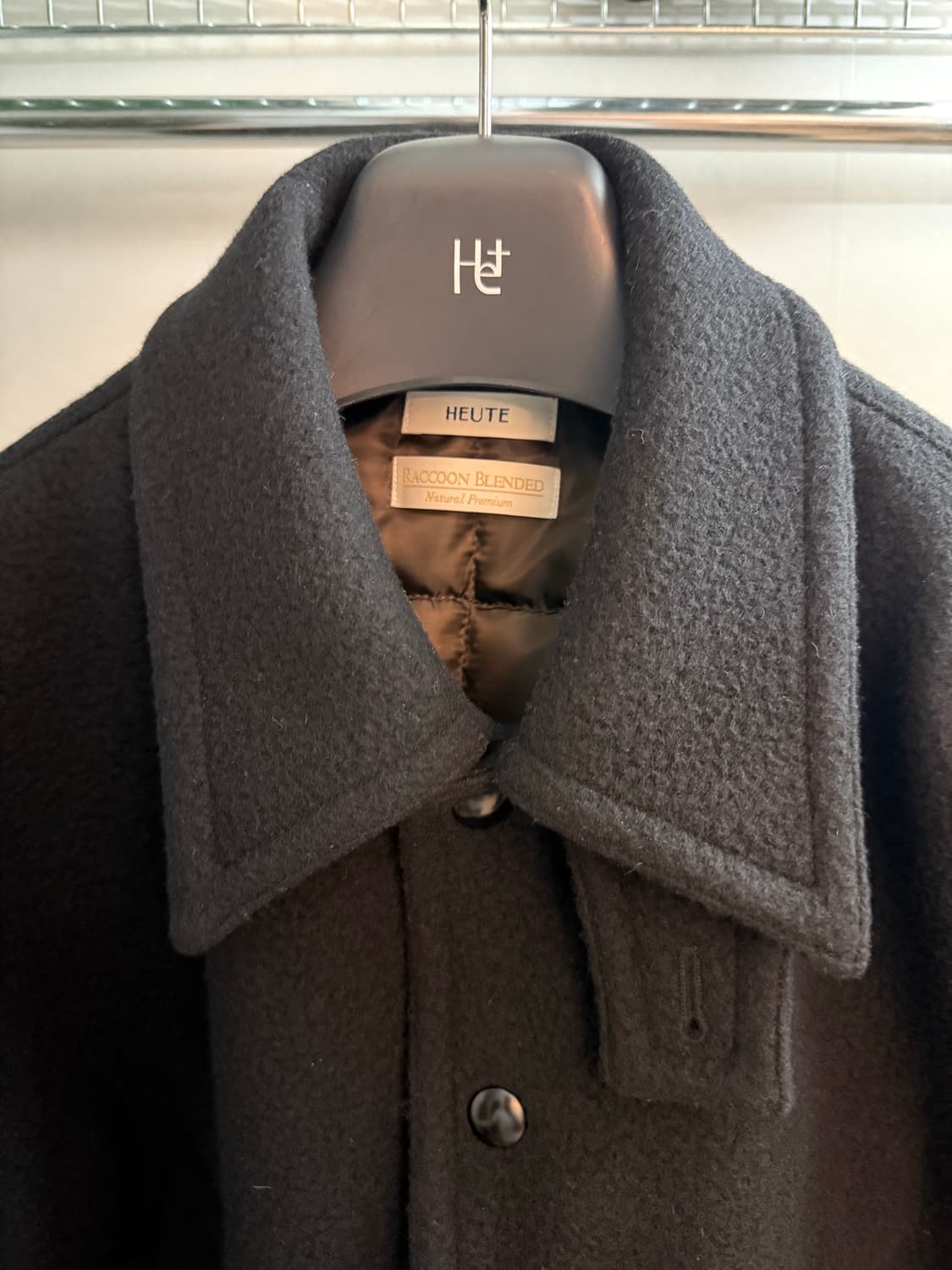 [L] 호이테 헷 스퀘어 봄버 자켓 블랙 상품이미지6