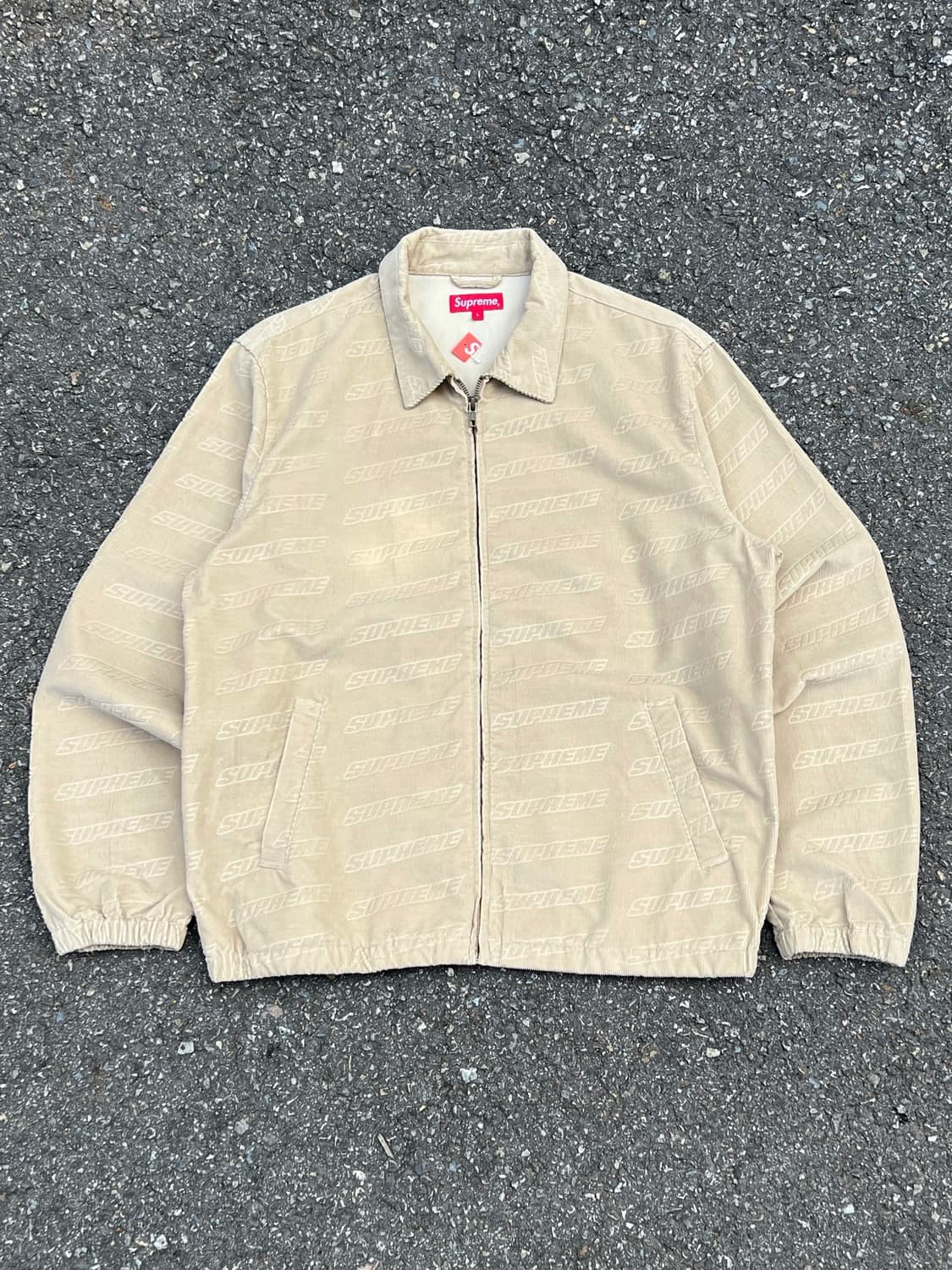 Supreme 18ss Debossed Corduroy Jacket 상품이미지2
