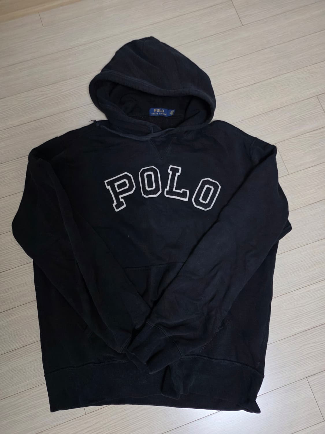 폴로 약기모 후드티 블랙 L 상품이미지1