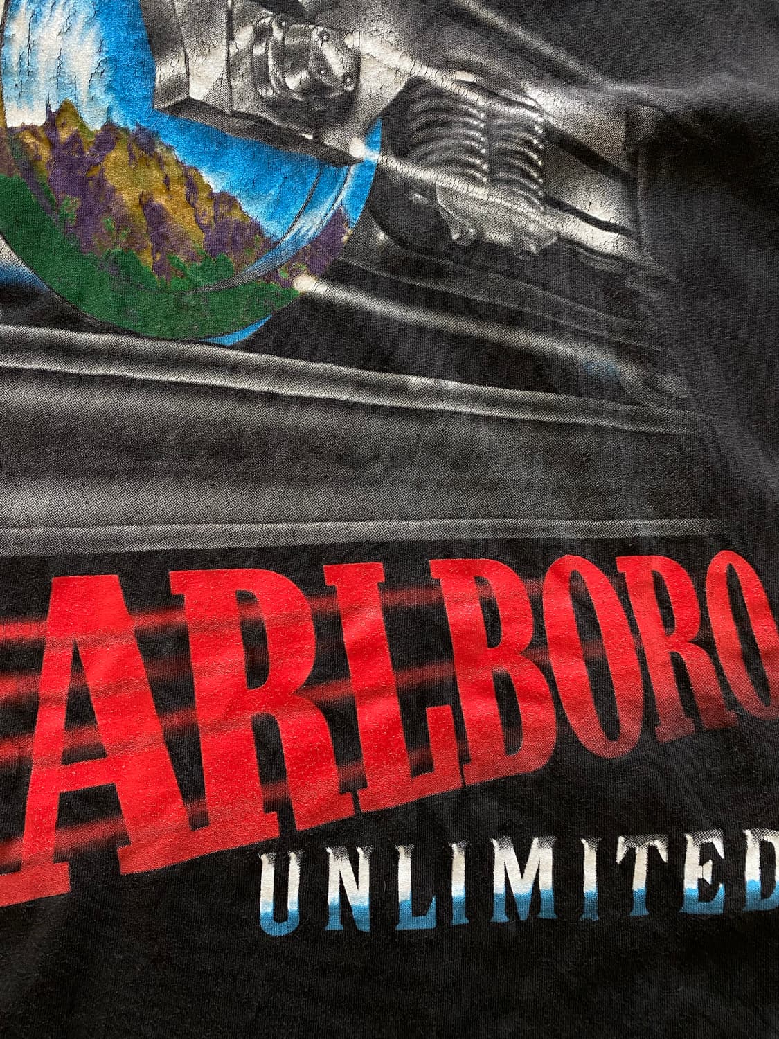 (XL) 90s 빈티지 말보로 트레인 티셔츠 상품이미지8