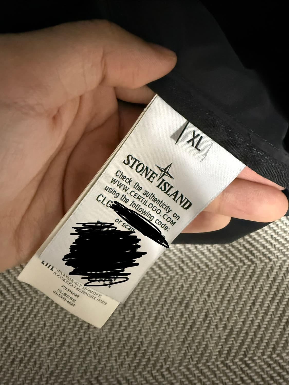 스톤아일랜드 나일론 롱코트 XL 상품이미지2