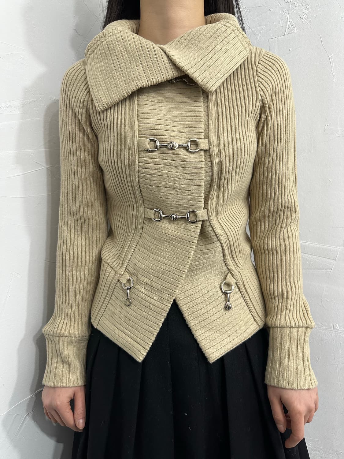 buckle knit cardigan 상품이미지3