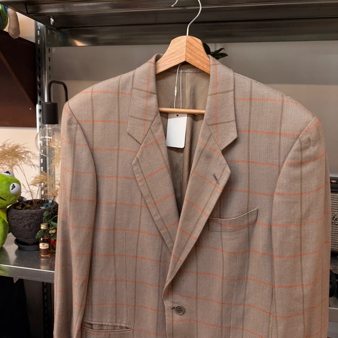  엠포리오 아르마니  MADE IN JAPAN  스퀘어 패턴 블레이저 상품이미지2