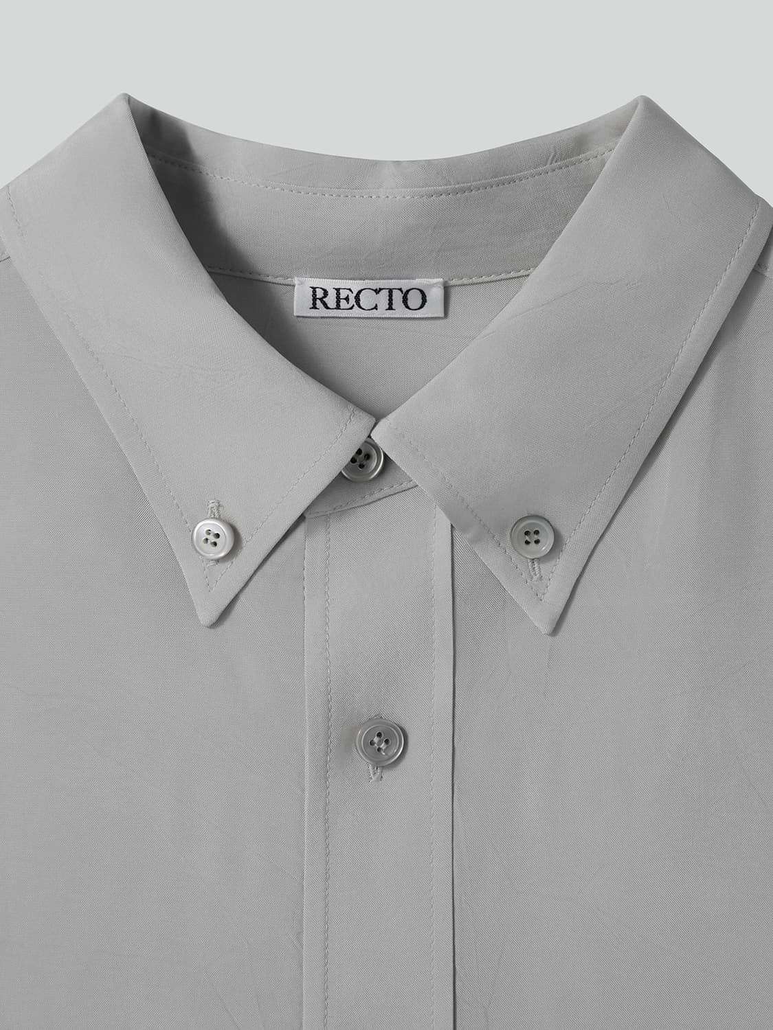 렉토 26SS 링클 플루이드 셔츠 라이트 타우페 그레이 상품이미지7