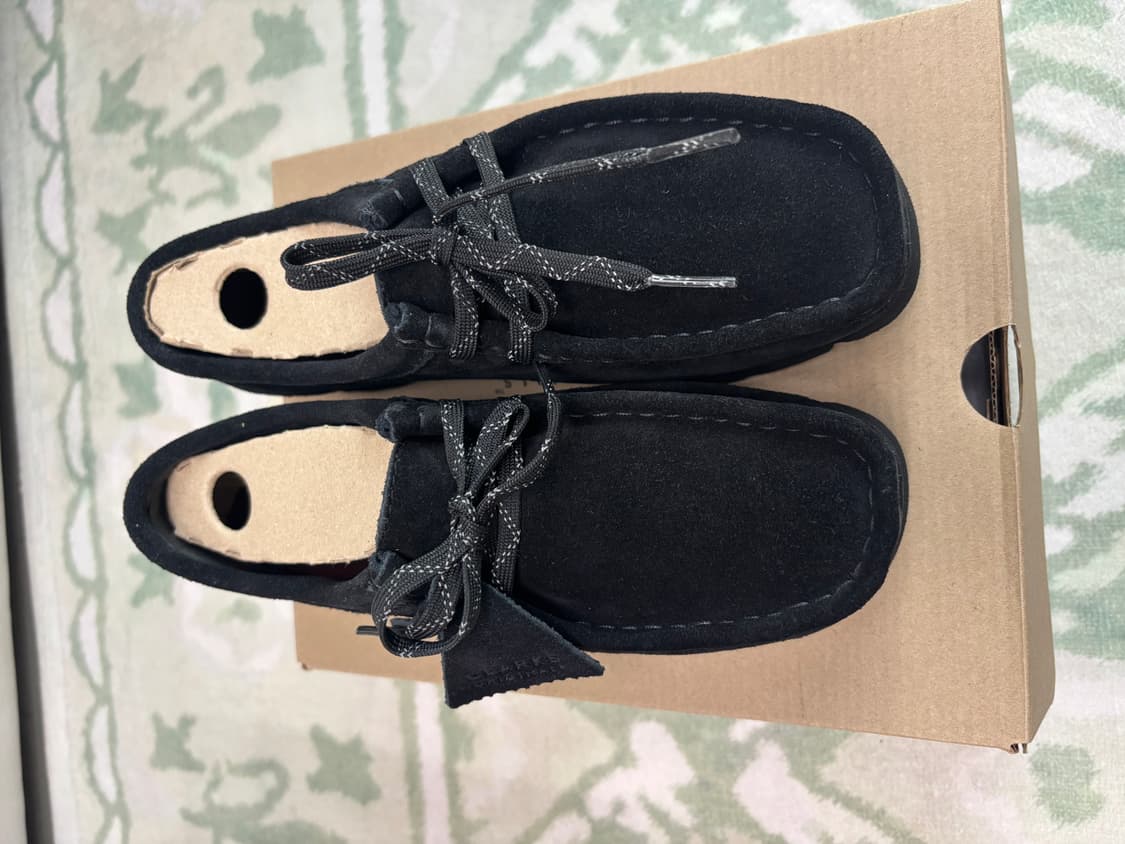 (새상품) 클락스 왈라비 고어텍스(240)_블랙 상품이미지1