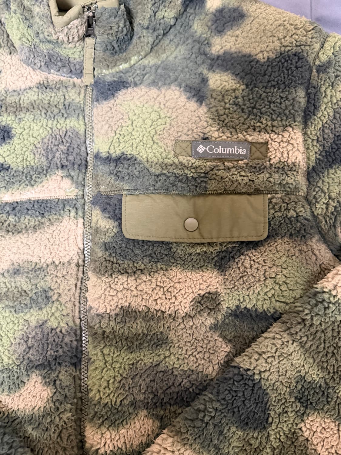 (S)컬럼비아 카모 플리스 집업 (새상품급) 상품이미지3