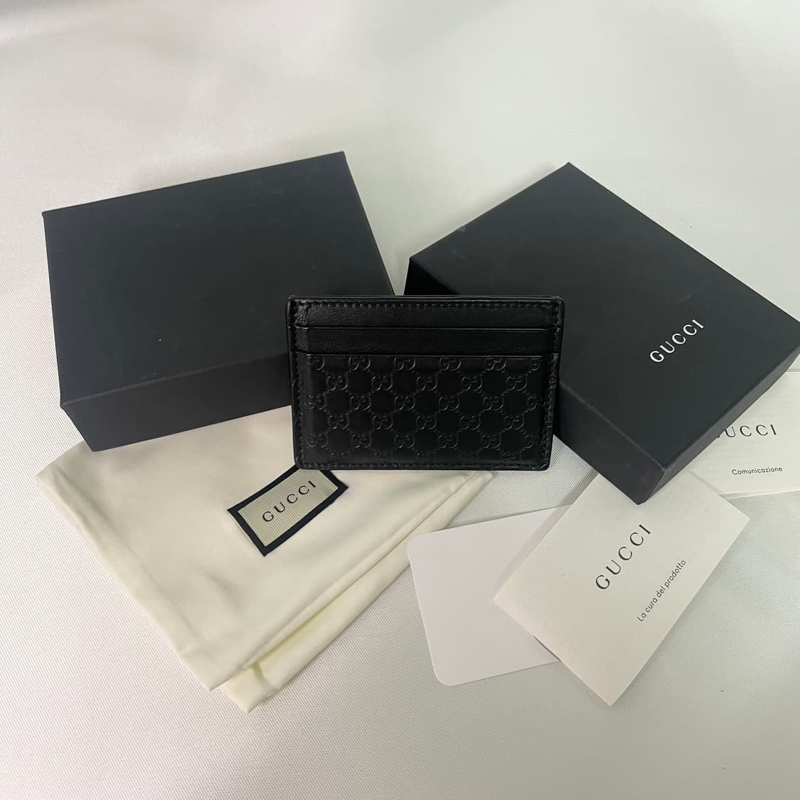 구찌 카드지갑 블랙 상품이미지7