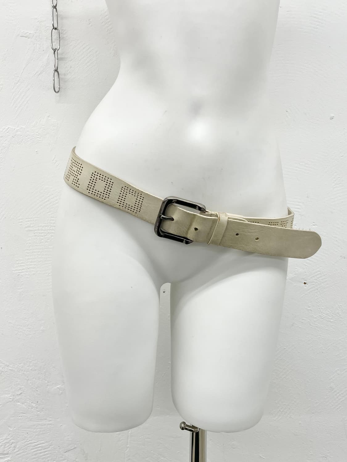 리얼레더 버커루 로고 버클 벨트 상품이미지2