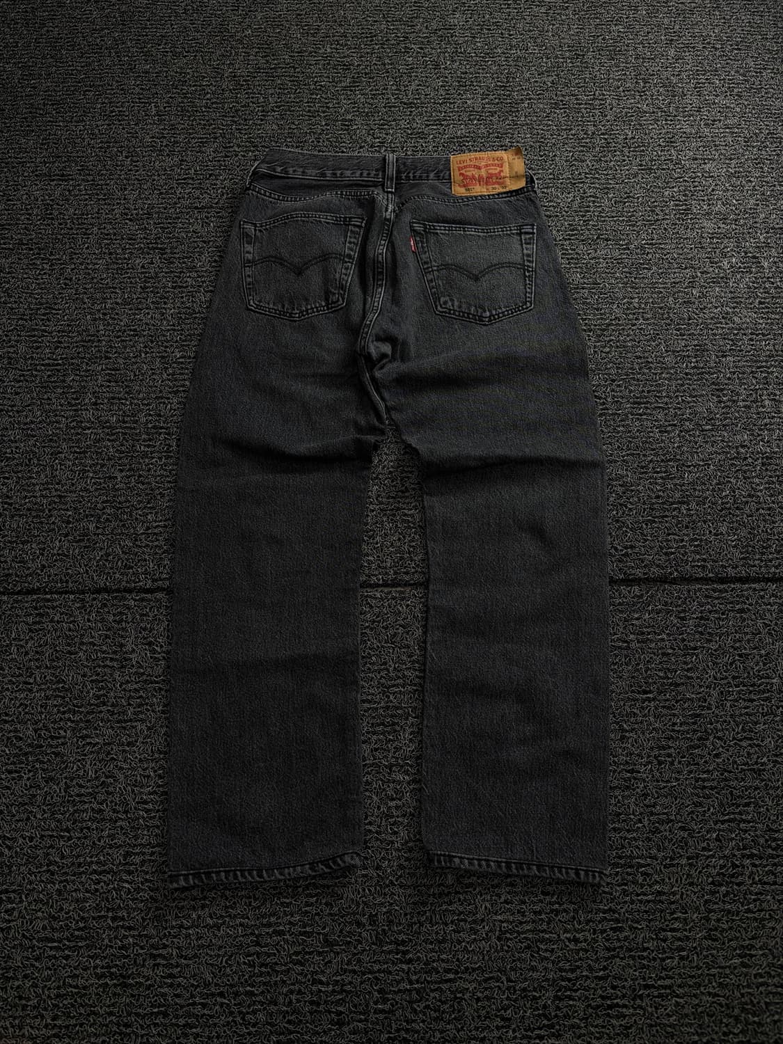 리바이스 501 흑청 레귤러 데님 팬츠 1605 상품이미지4