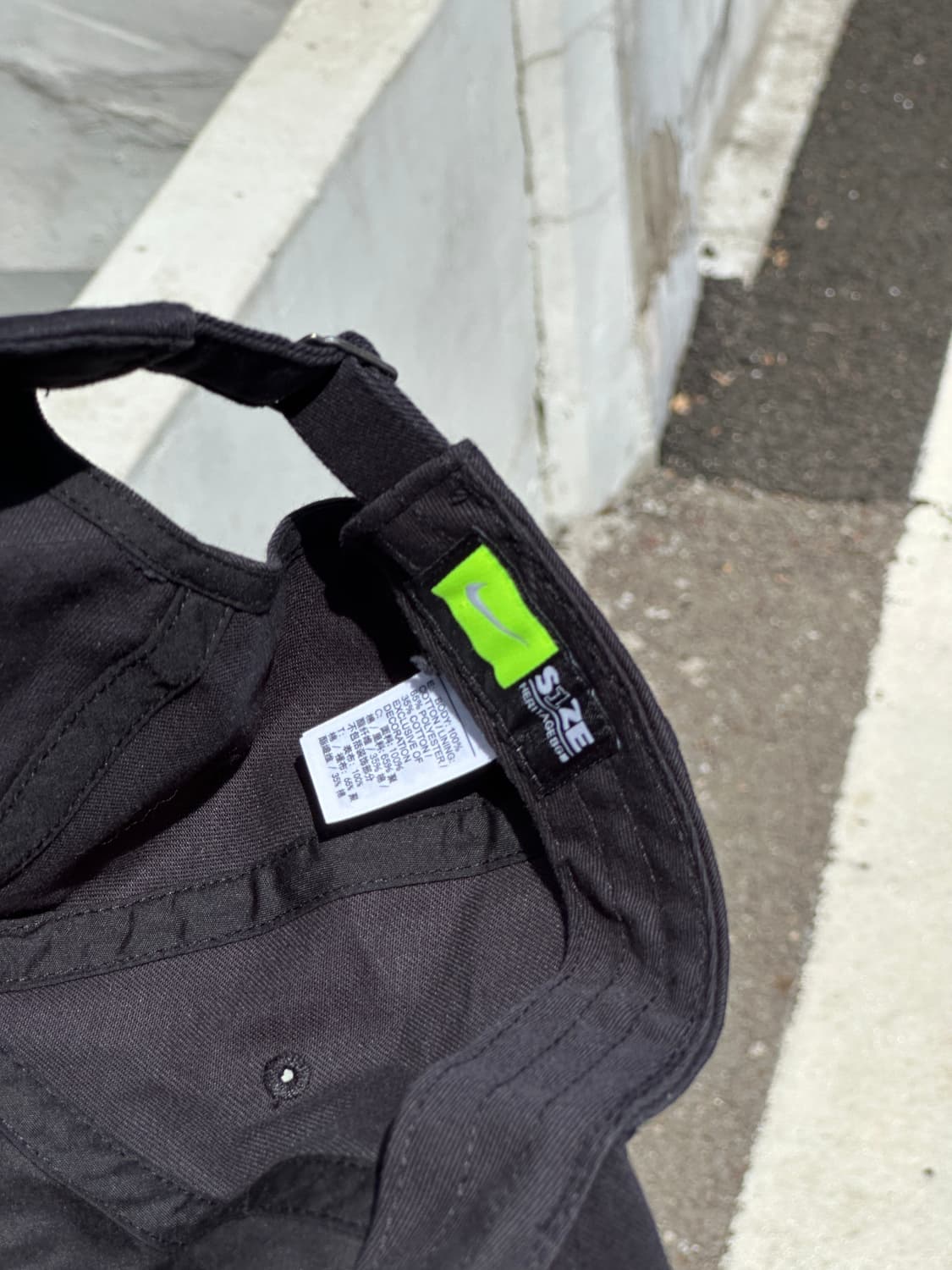 [F] 나이키 로고 블랙 푸츄라 볼캡 모자 상품이미지6