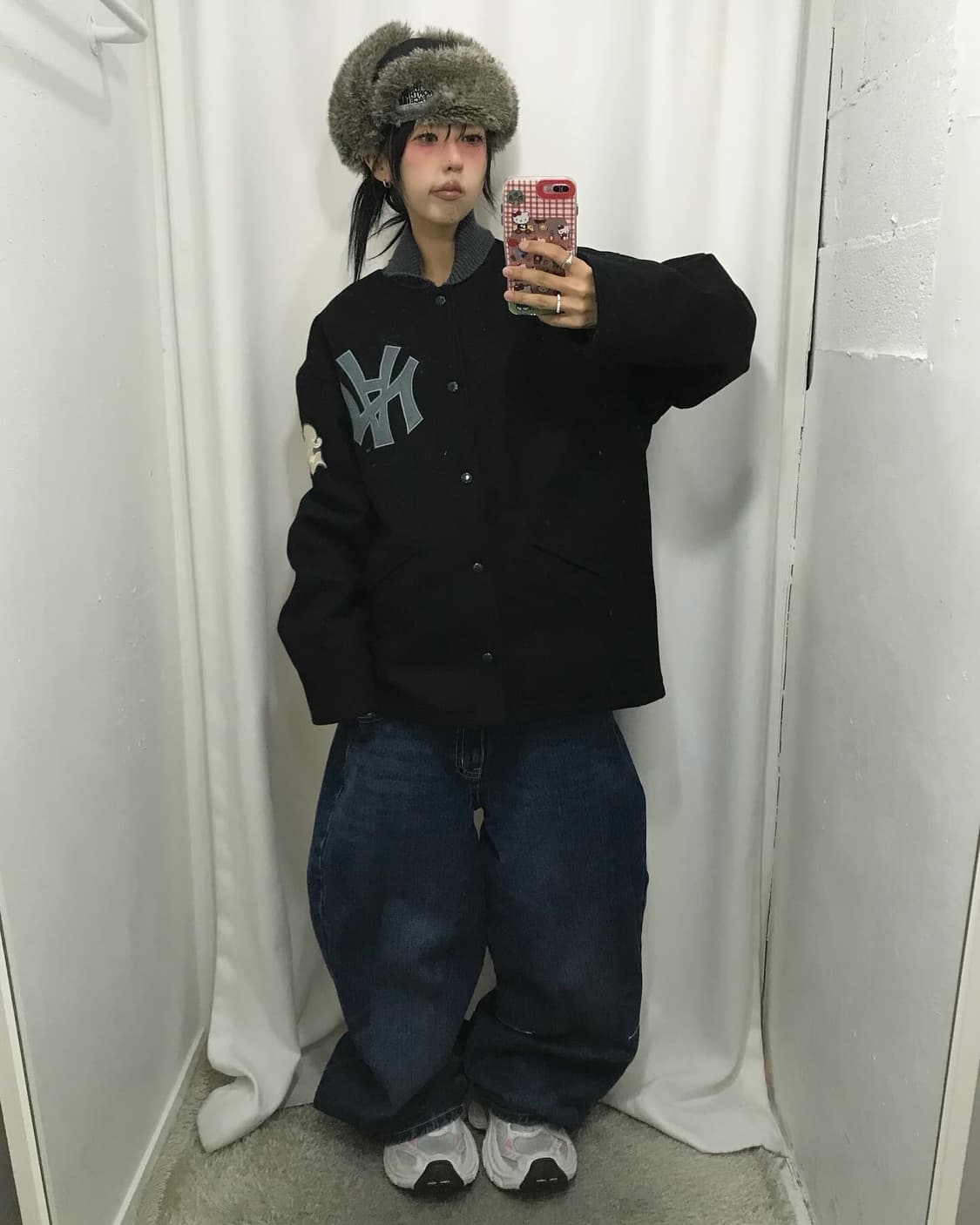 Bape X Neighborhood Collaboration 바시티자켓 상품이미지3