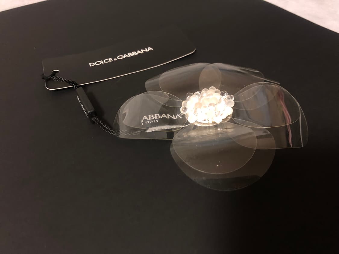 돌체앤가바나 비즈장식 플라워 브로치 코사지 상품이미지4