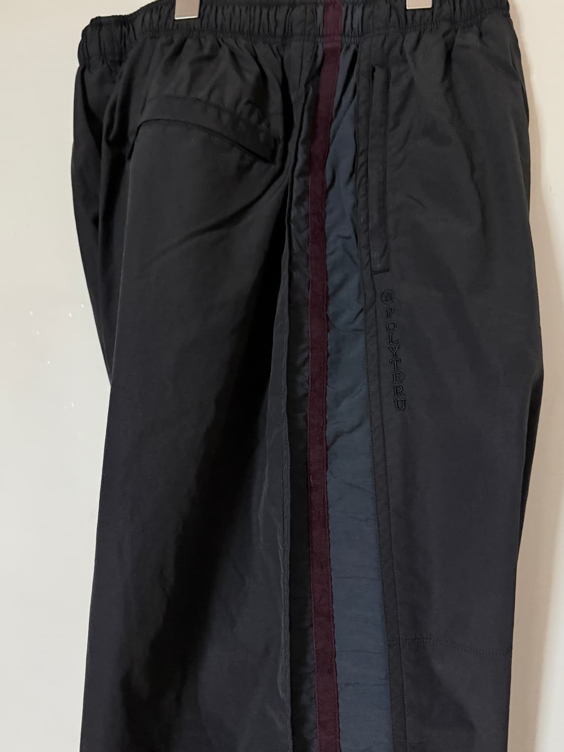 [2] 폴리테루 올드스쿨트랙팬츠 블루블랙 상품이미지2